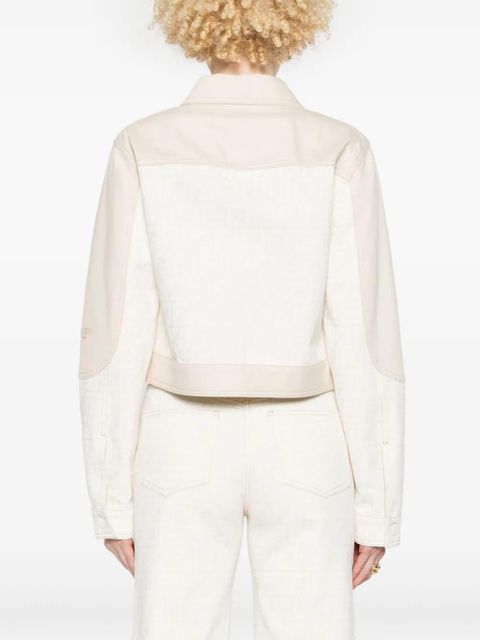 FENDI FF denim jacket - Neutrals