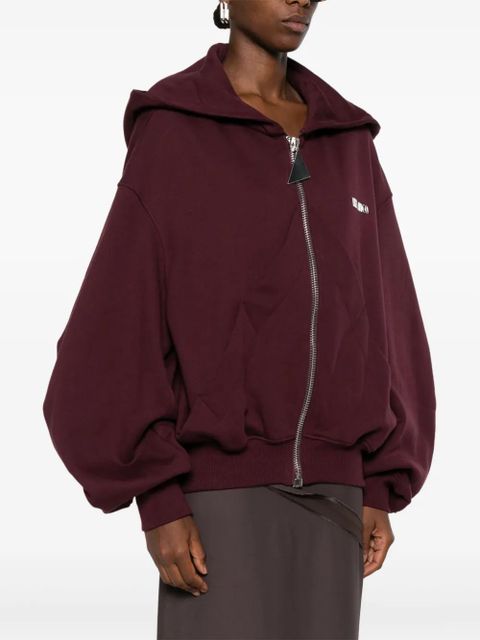 The Attico zip-up hoodie - Purple