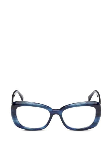 Max Mara Eyewear square-frame glasses - Blue - zdjęcie produktu nr 1