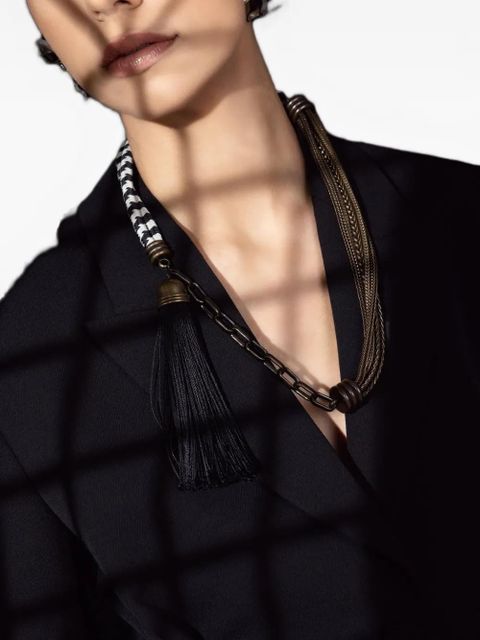 Lanvin Vita Short tassel necklace - Silver