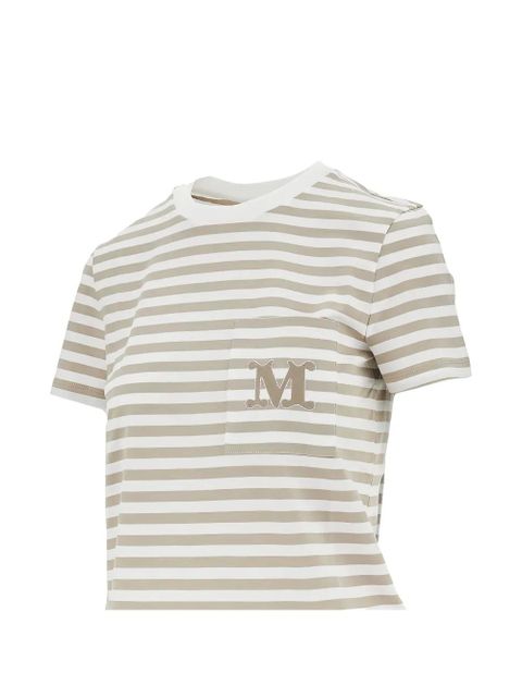 Max Mara striped pocket T-shirt - White - zdjęcie produktu nr 2