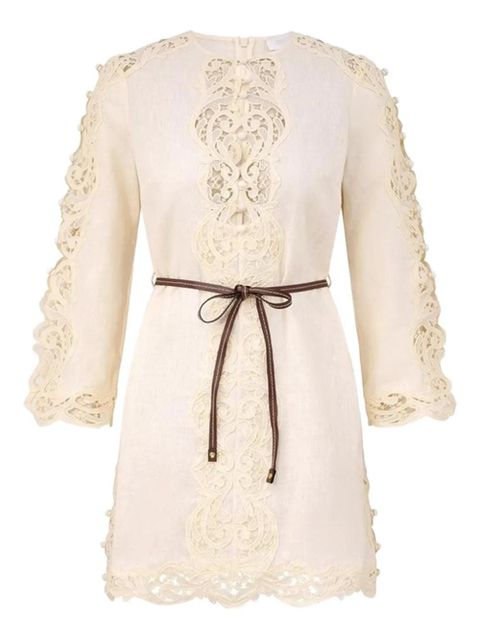 ZIMMERMANN belted tunic - Neutrals - zdjęcie produktu nr 1