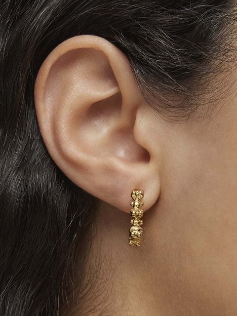 Tous kolczyki ze srebra pokrytego złotem Bold Bear 1004194800