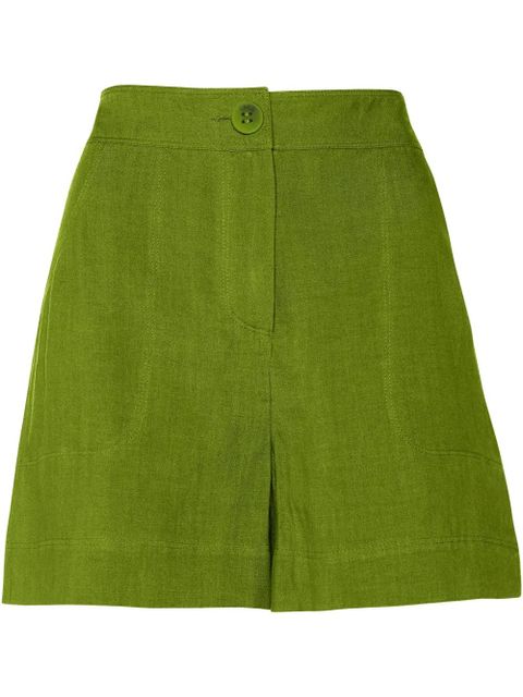 ERES Correct high-waisted shorts - Green - zdjęcie produktu nr 1
