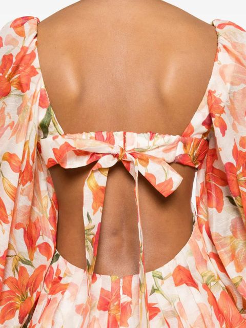 ZIMMERMANN Tranquillity mini dress - Orange