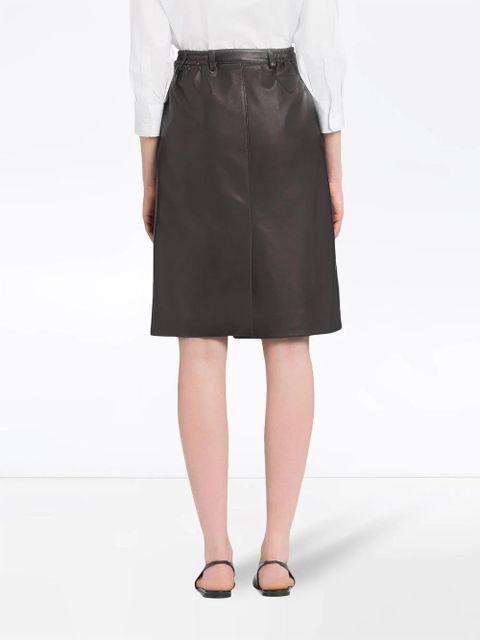 Prada straight-fit knee-length skirt - Black