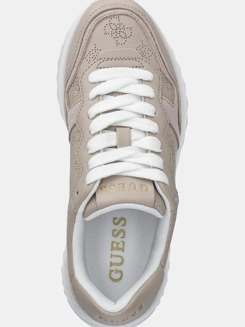 Guess sneakersy VINSA3 kolor beżowy FLPVI3 ELE12 - zdjęcie produktu nr 2