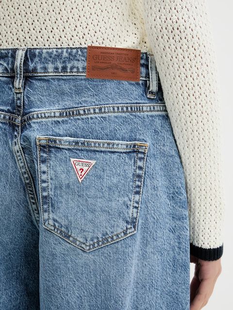 Guess Jeans jeansy damskie kolor niebieski W6RA2B D5M5M