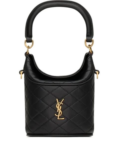 Saint Laurent Gaby quilted mini bag - Black - zdjęcie produktu nr 1