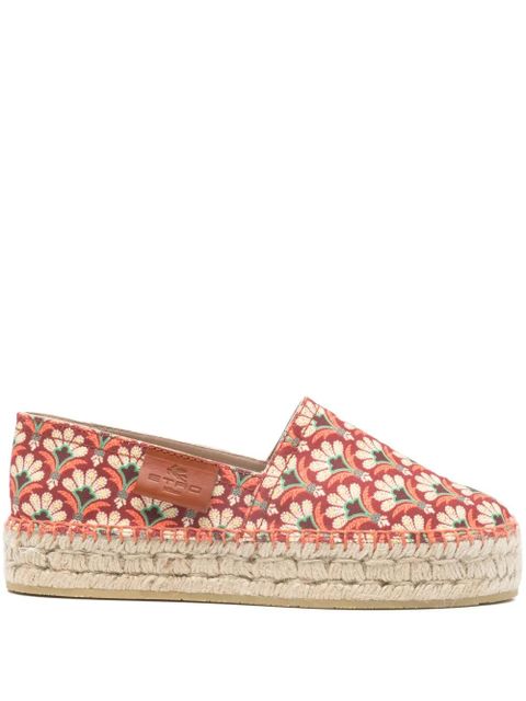 ETRO floral-print espadrille - Red - zdjęcie produktu nr 1