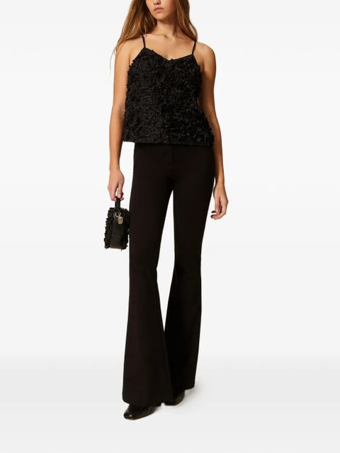 TWINSET floral-detail top - Black - zdjęcie produktu nr 2