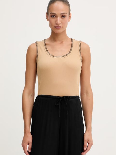 Sisley top damski z bawełną - zdjęcie produktu nr 1