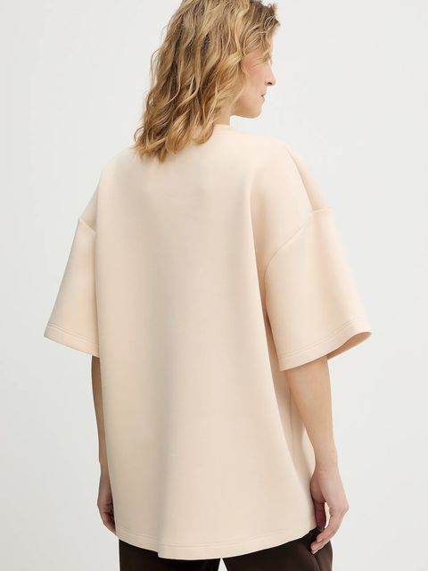 MUNTHE t-shirt RAPLOI damski kolor beżowy 254112525463 - zdjęcie produktu nr 2