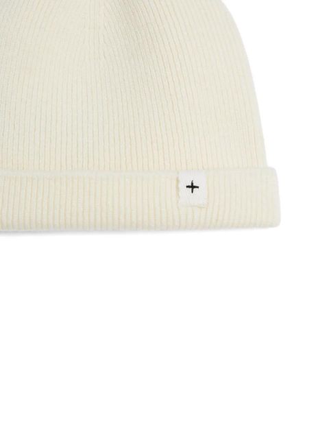 Jil Sander ribbed beanie - 107 WHITE - zdjęcie produktu nr 2
