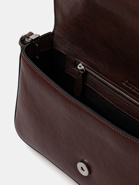 Pinko torebka skórzana kolor brązowy 105081 A2JG