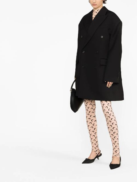 WARDROBE.NYC Oversized double-breasted wool coat - Black - zdjęcie produktu nr 2
