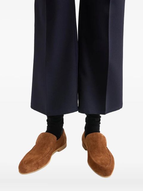 Jil Sander suede loafers - Brown