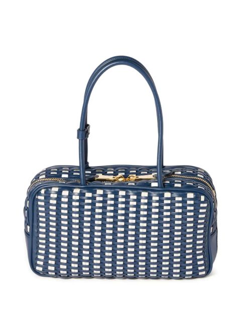 Miu Miu Beau woven-design shoulder bag - Blue - zdjęcie produktu nr 2