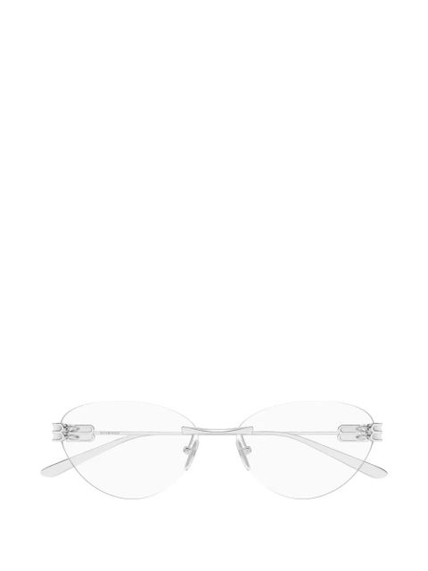 Balenciaga Eyewear rimless glasses - Silver - zdjęcie produktu nr 2