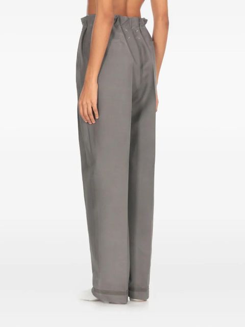 MM6 Maison Margiela drawstring-waist trousers - Grey