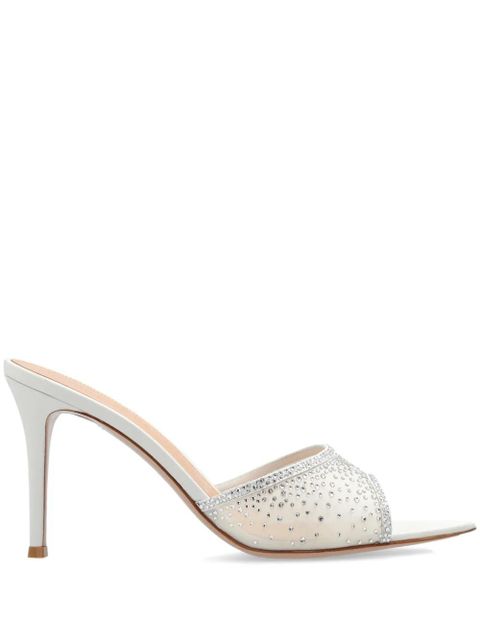 Gianvito Rossi Rania 85mm leather sandals - White - zdjęcie produktu nr 1