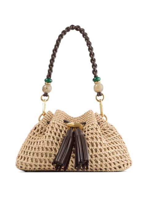 Jimmy Choo small Cinch tassel-detail tote bag - Neutrals - zdjęcie produktu nr 1