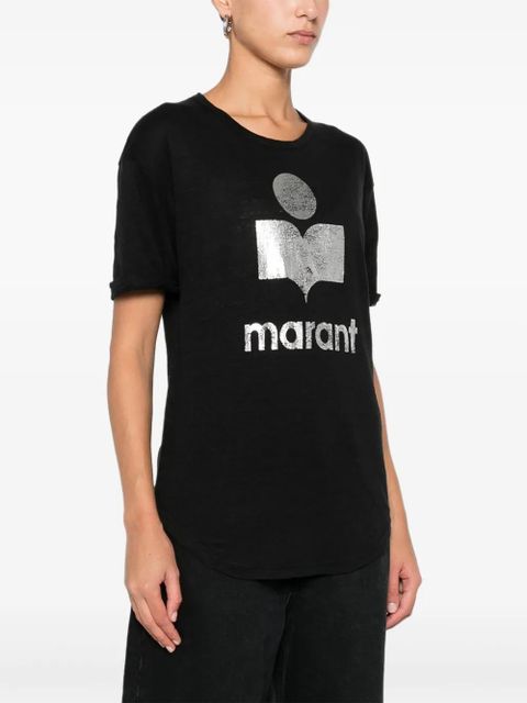 MARANT ÉTOILE logo-print T-shirt - Black - zdjęcie produktu nr 2