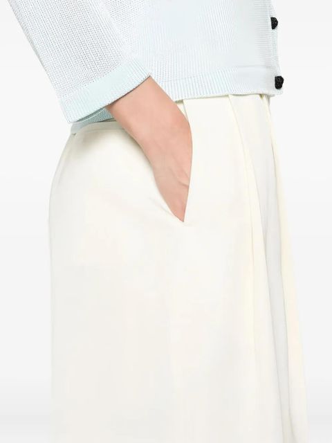 Jil Sander concealed fastening trousers - Neutrals