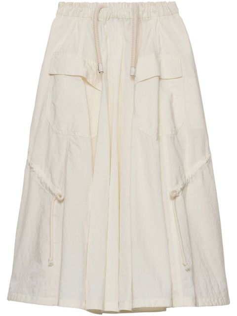 Prada pongee skirt - Neutrals - zdjęcie produktu nr 1