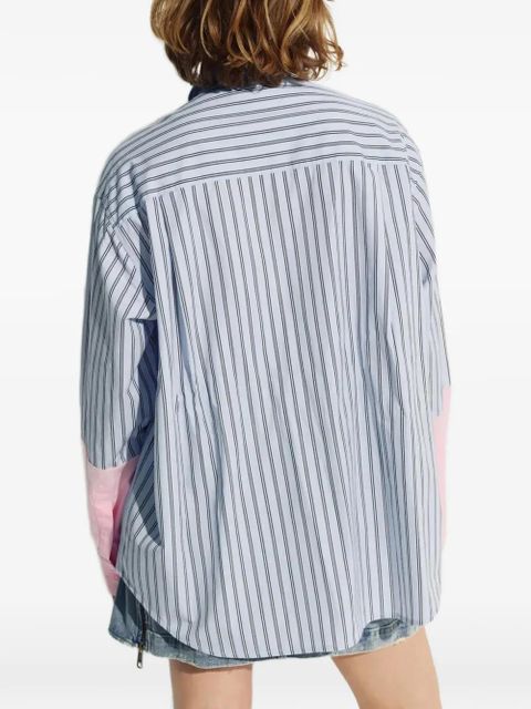 Essentiel Antwerp Peanuts striped shirt - Blue