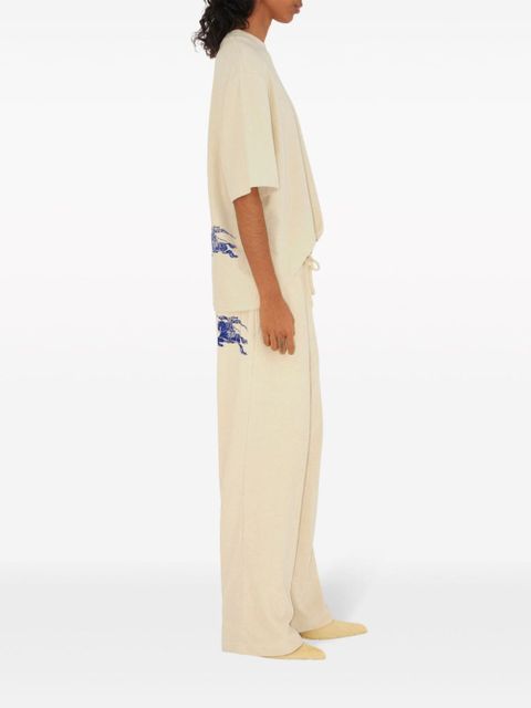 Burberry straight-leg cotton trousers - Neutrals