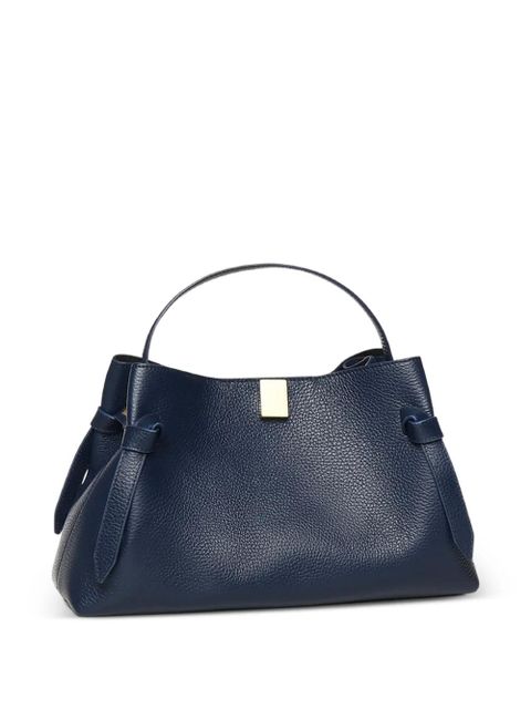 Yuzefi pebble-grain leather tote-bag - Blue