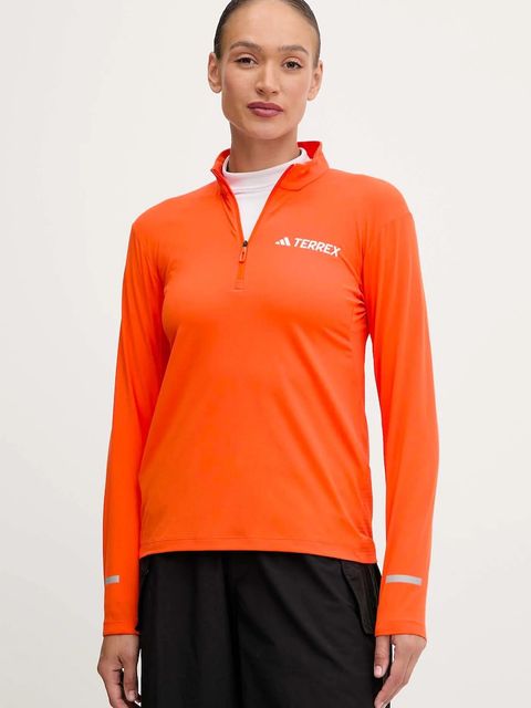 adidas TERREX longsleeve sportowy X-Country kolor pomarańczowy JD3943 - zdjęcie produktu nr 1