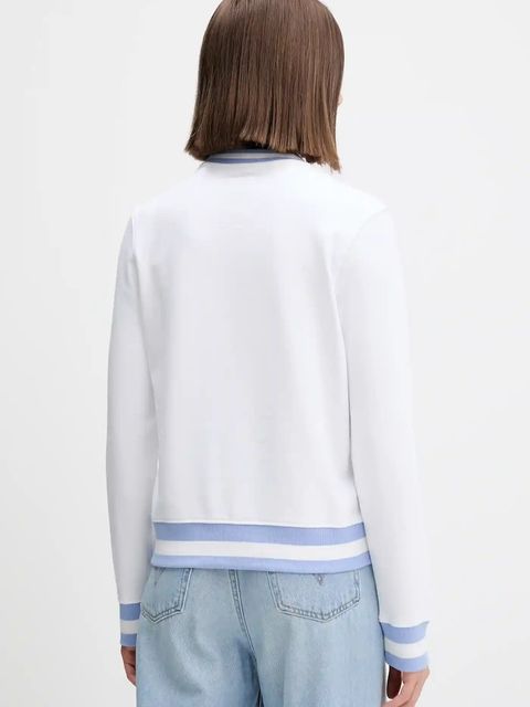 Guess Jeans bluza bawełniana damska kolor biały wzorzysta W5YQ19 K68I4 - zdjęcie produktu nr 2