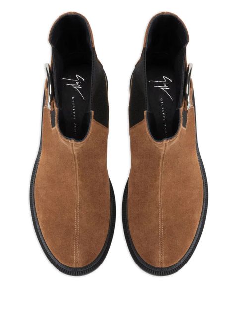 Giuseppe Zanotti Mairi buckle boots - Brown