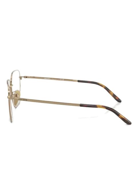 Prada Eyewear square-frame glasses - Gold