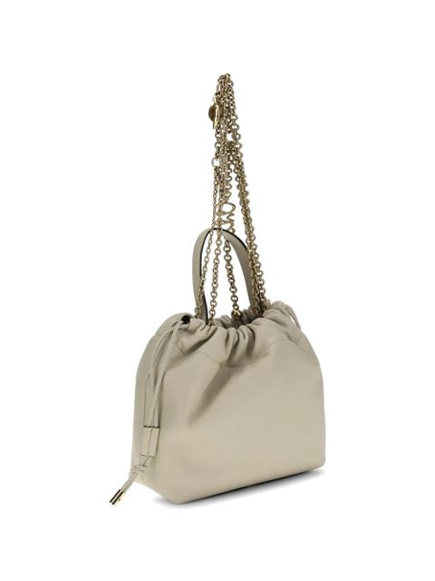 Chloé chain drawstring bucket bag - Neutrals - zdjęcie produktu nr 2