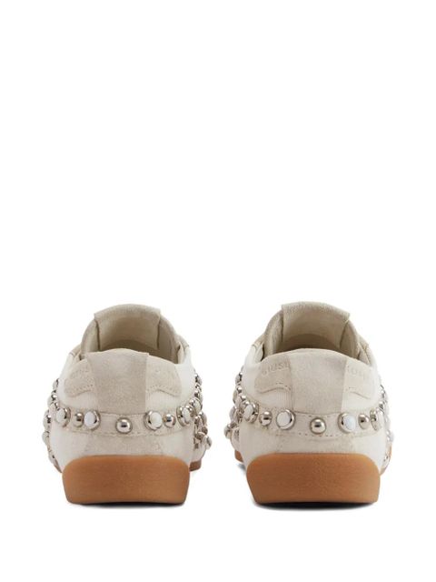 Giuseppe Zanotti stud-embellished low-top sneakers - Neutrals
