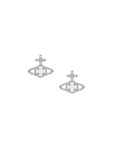 Vivienne Westwood Olympia crystal orb earrings - Silver - zdjęcie produktu nr 2