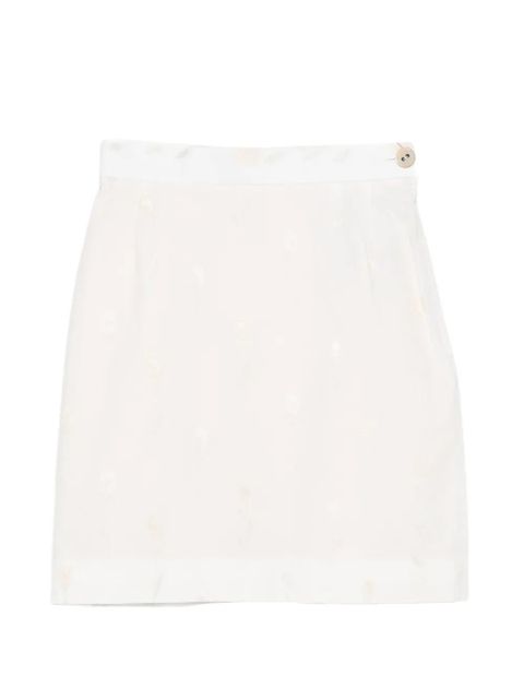 Vivienne Westwood floral mini skirt - White - zdjęcie produktu nr 1