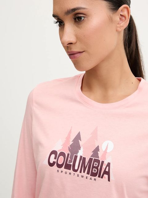 Columbia longsleeve Ruby Springs kolor różowy 2135241