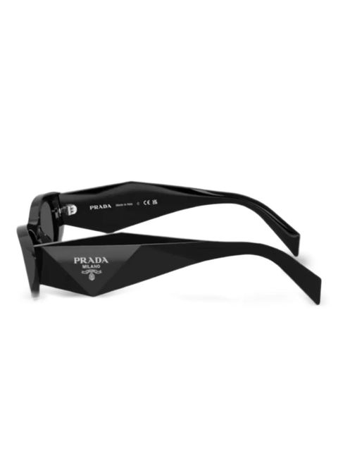 Prada Eyewear geometric-frame sunglasses - Black
