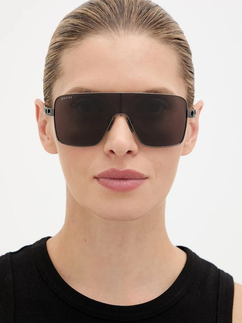 Gucci okulary przeciwsłoneczne damskie kolor szary GG1936S