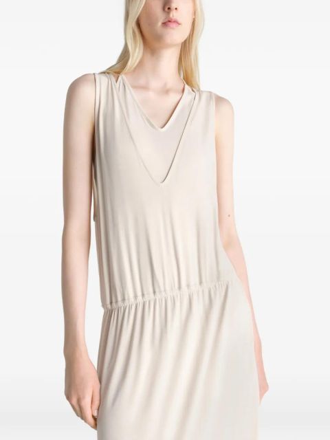 LEMAIRE draped asymmetric dress - Neutrals