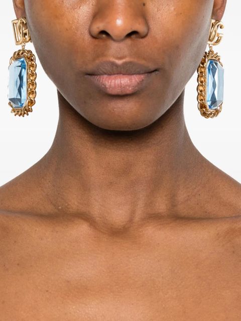 Dolce & Gabbana chain detail drop earrings - Gold - zdjęcie produktu nr 2