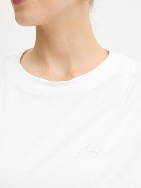 BOSS Orange t-shirt bawełniany damski kolor biały 50547799