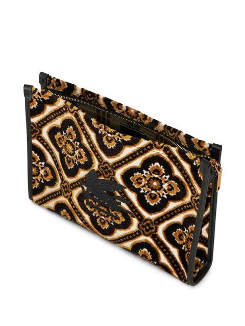 ETRO large jacquard-pattern beauty case - Neutrals