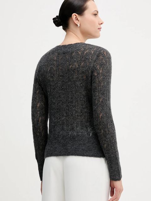 Hoss Intropia kardigan z dodatkiem wełny damski kolor szary lekki 6312167