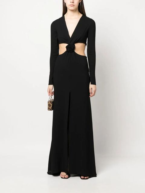 Blumarine cut-out panel dress - Black