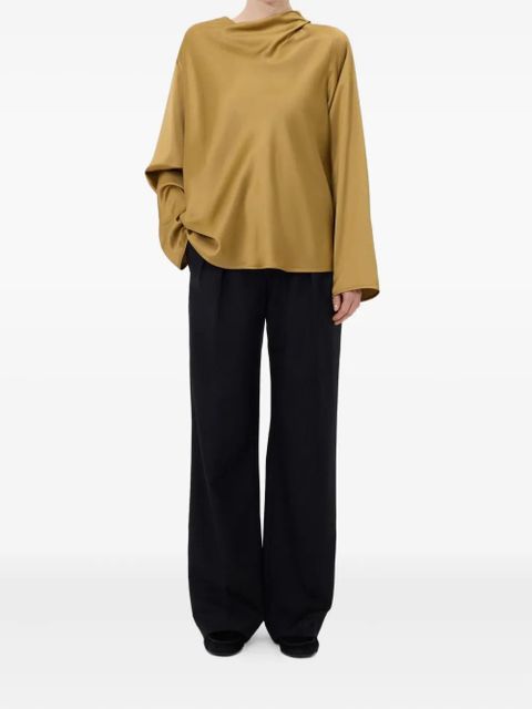 LouLou de Saison draped blouse - Yellow